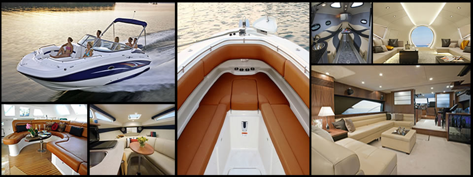 Marine Upholstery - Custom Marine Reupholstery Boats and Yachts